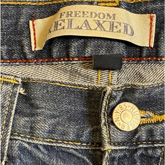 Tommy Hilfiger Denim hi rise Regular Fit Blue W36 L24 Vintage Retro. - Picture 2 of 6